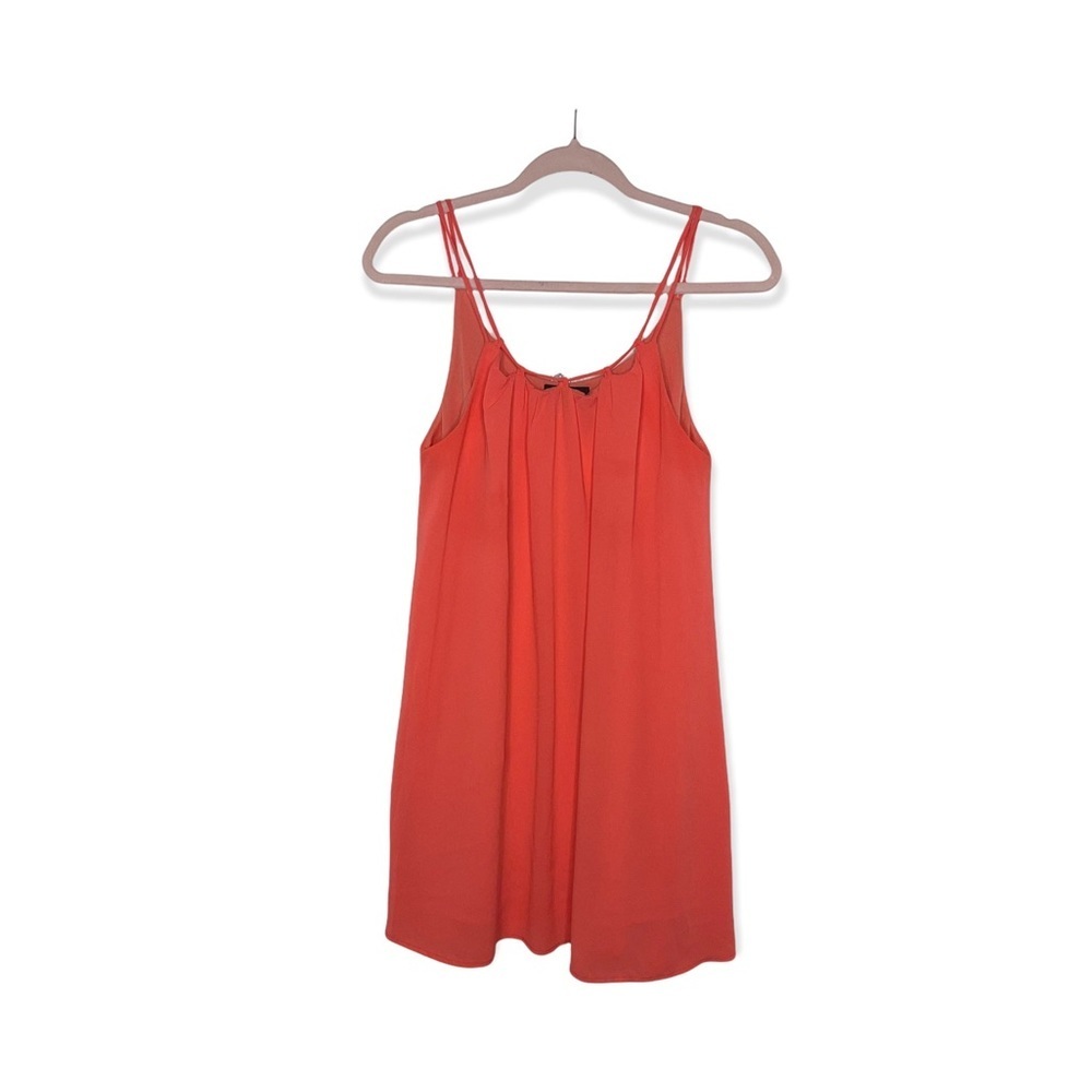 VERY J Coral Flowy Mini Dress M